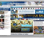 MLS LA Galaxy Soccer IE Browser Theme 0.9.1.1